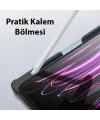 Dux Ducis iPad Pro 12.9 2022/2021/2020 SK Series Kablosuz Bluetooth Klavye Touchpad Kılıf-(5775)