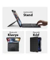 Dux Ducis iPad Pro 12.9 DK Series Kablosuz Bluetooth Klavye Touchpad Kılıf-(5775)