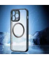 Dux Ducis iPhone 12 Pro Aimo Series Mag Safe Premium Buzlu Sert PC-TPU Kılıf-(5775)