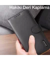 Dux Ducis iPhone 12 Pro Max Kılıf Mıknatıslı Cüzdanlı Deri Kılıf Hivo Series-(5775)