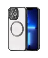 Dux Ducis iPhone 13 Pro Aimo Series MagSafe Premium Buzlu Sert PC-TPU Kılıf-(5775)