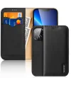 Dux Ducis iPhone 13 Pro Max Kılıf Mıknatıslı Cüzdanlı Deri Kılıf Hivo Series-(5775)