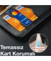 Dux Ducis iPhone 13 Pro Max Kılıf Mıknatıslı Cüzdanlı Deri Kılıf Hivo Series-(5775)