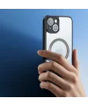 Dux Ducis iPhone 14 Aimo Series MagSafe Premium Buzlu Sert PC-TPU Kılıf-(5775)