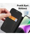 Dux Ducis iPhone 14 Plus 6.7 Kılıf Skin X Pro Series MagSafe Kapaklı Kılıf Folio Case-(5775)