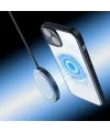 Dux Ducis iPhone 14 Plus Aimo Series MagSafe Premium Buzlu Sert PC-TPU Kılıf-(5775)