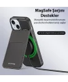 Dux Ducis iPhone 14 Plus Rafi Series MagSafe Premium Deri Kılıf-(5775)