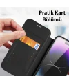 Dux Ducis iPhone 14 Pro 6.1 Kılıf Skin X Pro Series MagSafe Kapaklı Kılıf Folio Case-(5775)