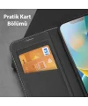 Dux Ducis iPhone 14 Pro 6.1 Kılıf Skin X2 Series PU Deri Manyetik Kapaklı Kılıf Magnetic Folio Case-(5775)