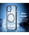 Dux Ducis iPhone 15 Aimo Series MagSafe Premium Buzlu Sert PC-TPU Kılıf-(5775)