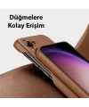 Dux Ducis SM Galaxy S23 Grit Series PU Premium Kılıf-(5775)