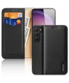 Dux Ducis SM Galaxy S23 Plus Kılıf Mıknatıslı Cüzdanlı Deri Kılıf Hivo Series-(5775)