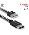 DUX DUCIS Usb Type C Kopmaz Yırtılmaz Usb kablo Hızlı Şarj 1 metre-(5775)