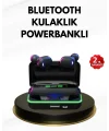 E10 Kablosuz Bluetooth Kulaklık – 3D Ses Powerbank Şarj Kutusu