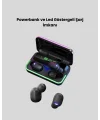 E10 Kablosuz Bluetooth Kulaklık – 3D Ses Powerbank Şarj Kutusu