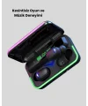 E10 Kablosuz Bluetooth Kulaklık – 3D Ses Powerbank Şarj Kutusu