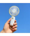 EVEREST EFN11 BEYAZ 3 Kademeli Hız Elde Kullanım Dahili 900mAh Bataryalı Type-C Şarj Girişli Vantilatör(1923)
