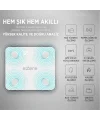 EZERE Body Composition Scale Yağ Ölçer Fonksiyonlu Akıllı Bluetooth Tartı Baskül-(5775)