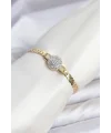 Ezme Zincir Model Zirkon Taşlı VIP Seri Kadın Bileklik