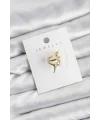 Gold Renk Pirinç Diken Model Kıkırdak Earcuff Küpe