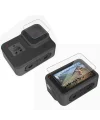 GOR Gopro Hero 8 2in1 Darbe Emici Ekran Koruyucu 2 SET-(5775)