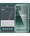 GOR İPhone 11 Pro Max 6.5 inch Kamera Korumalı Şeffaf Silikon Kılıf-(5775)