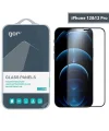 GOR iPhone 12-12 Pro 6.1 9D Hardening Tempered Full Cam Ekran Koruyucu-(5775)