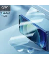 GOR İPhone 12 Mini 5.4  Best Full Tempered Cam Ekran Koruyucu 2Adet+Arka Jelatin-(5775)