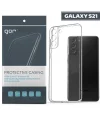GOR Samsung Galaxy S21 Kılıf Kamera Korumalı Şeffaf Silikon Kılıf-(5775)
