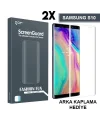 Gor Sm Galaxy S10 3d Kavisli Darbe Emici Full Ekran Koruyucu 2 Adet Set-(5775)