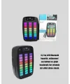 GTS 1793 Işıklı 6.5 İnç Kablosuz Hoparlör Bluetooth USB ve FM Özellikli