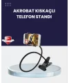 Güçlü Mandallı Akrobat Telefon Tutucu Masa Araç Uyumlu