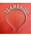 Gümüş Renk Team Bride Taç Plastik – Gelin Ve Nedime Tacı