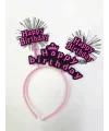 Happy Birthday Neon Renk Doğum Günü Tacı 12 Adet