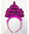 Happy Birthday Yazılı Neon Renk Taç 12 Adet