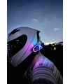 Helmet Graffiti Motor Kask Kulaklık Rgb Modlu Su Geçirmez 6.0 Bluetooth Intercom Yenı Model