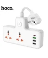 HOCO AC12A 2500W 2 Priz + 3 USB + 30W Type-C Multifonksiyonel Priz Çoğaltıcı Şarj Aleti-(5775)