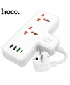 HOCO AC12A 2500W 2 Priz + 3 USB + 30W Type-C Multifonksiyonel Priz Çoğaltıcı Şarj Aleti-(5775)