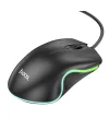 HOCO GM19 RGB LED Işıklı Gamer Oyuncu Kablolu Optik Mouse-(5775)