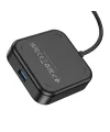 Hoco HB31 4in1 Type-C to 4x USB3.0 HUB Çevirici Dönüştürücü Adaptör 0.2m-(5775)