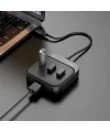 Hoco HB31 4in1 Type-C to 4x USB3.0 HUB Çevirici Dönüştürücü Adaptör 0.2m-(5775)