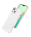 Hoco iPhone 14 Plus Golden Shield Frosted Silikon Telefon Kılıfı-(5775)