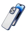Hoco iPhone 14 Pro Golden Shield Frosted Silikon Telefon Kılıfı-(5775)