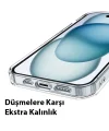 Hoco iPhone 15 Anti-Fall Darbe Önleyici Airbag Manyetik Magsafe Silikon Kılıf-(5775)