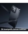Hoco iPhone 15 Plus AS7 Kevlar Kılıf Manyetik Magsafeli Telefon Kılıfı-(5775)