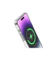 Hoco iPhone 15 Pro Max Anti-Fall Darbe Önleyici Airbag Manyetik Magsafe Silikon Kılıf-(5775)
