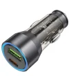 HOCO NZ12A Action PD43W USB + Type-C Hızlı Şarj Araç Çakmaklı Şarj Aleti-(5775)