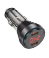 HOCO NZ12C Graceful PD60W 2 Type-C Girişli Araç Çakmaklı Hızlı Şarj Aleti-(5775)