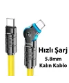 HOCO U118 Döner Başlıklı PD to iPhone Lightning Hızlı Şarj ve Veri Kablosu-(5775)
