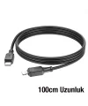 HOCO X101 27W Type-C to iPhone Lightning Hızlı Şarj ve Data Kablosu-(5775)